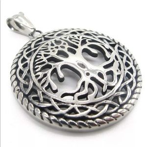Stainless Steel Celtic Tree of Life hypoallergenic